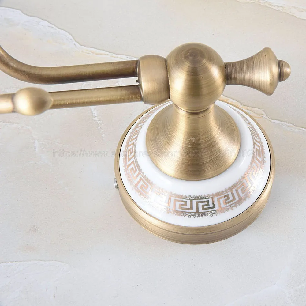 Antique Brass Clothes Hooks Wall Mounted Towel Hooks clothes hook Bathroom Accessories Robe Hook zba576