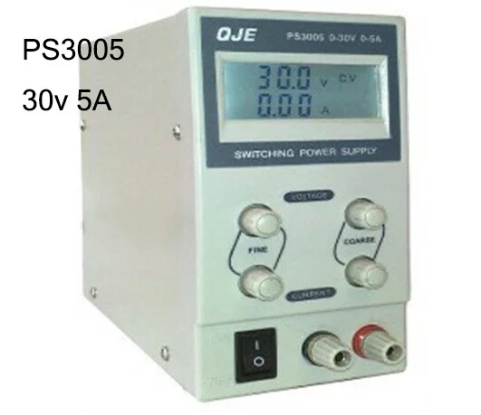 

PS3005 Adjustable Variable Portable Mini DC Switching Power Supply Output 0-30V 0-5A Support AC 220V