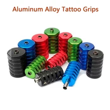 1 шт. 30x50 мм насадки для тату с задней стволовой прочная ручка алюминиевый сплав рифленый винт красный зеленый синий черный цвета тату машина
