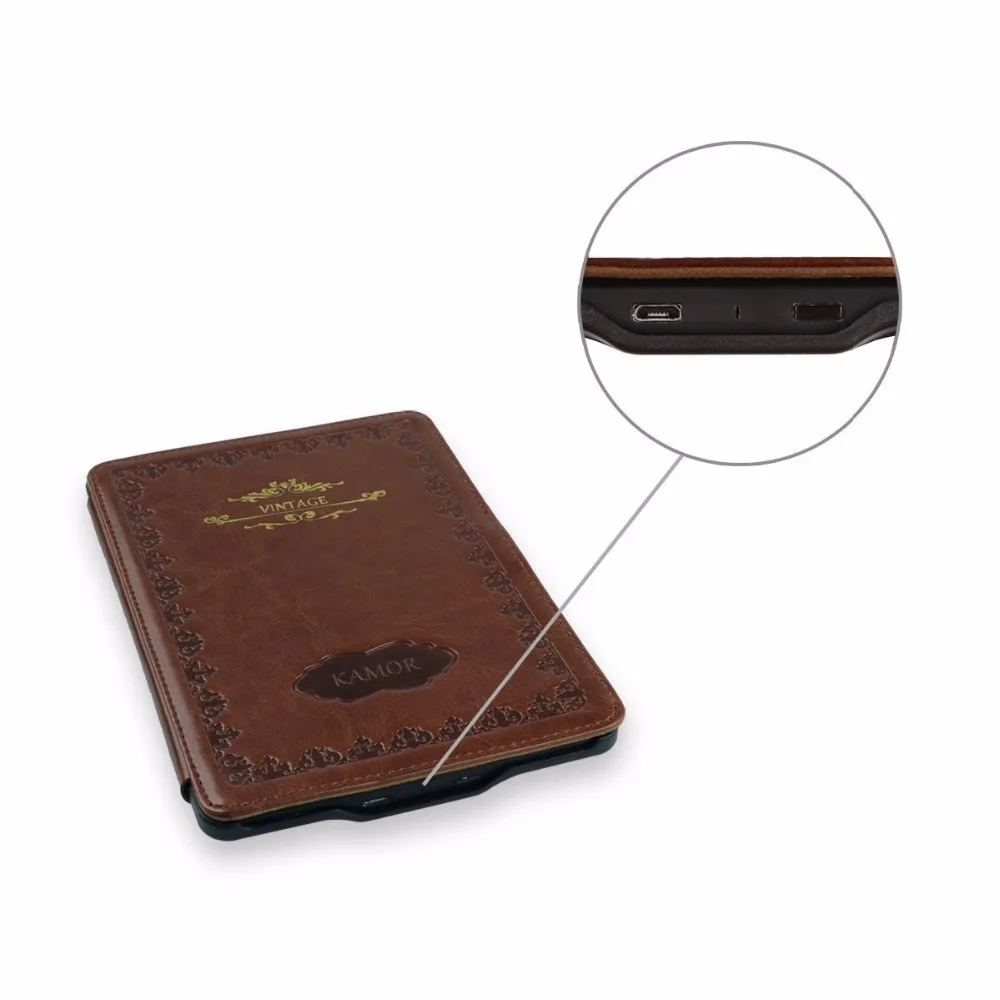 Для amazon Kindle paperwhite 1 2 3 2015 2014 2013 2012 чехол Ultra Slim case для планшета 6 дюймов Shell с сна и