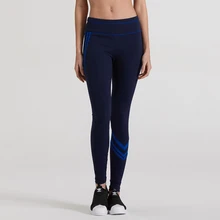 Women’s Compression Long Sexy Stripe Workout Sports Tights Gym Power Flex Yoga Pants leggings