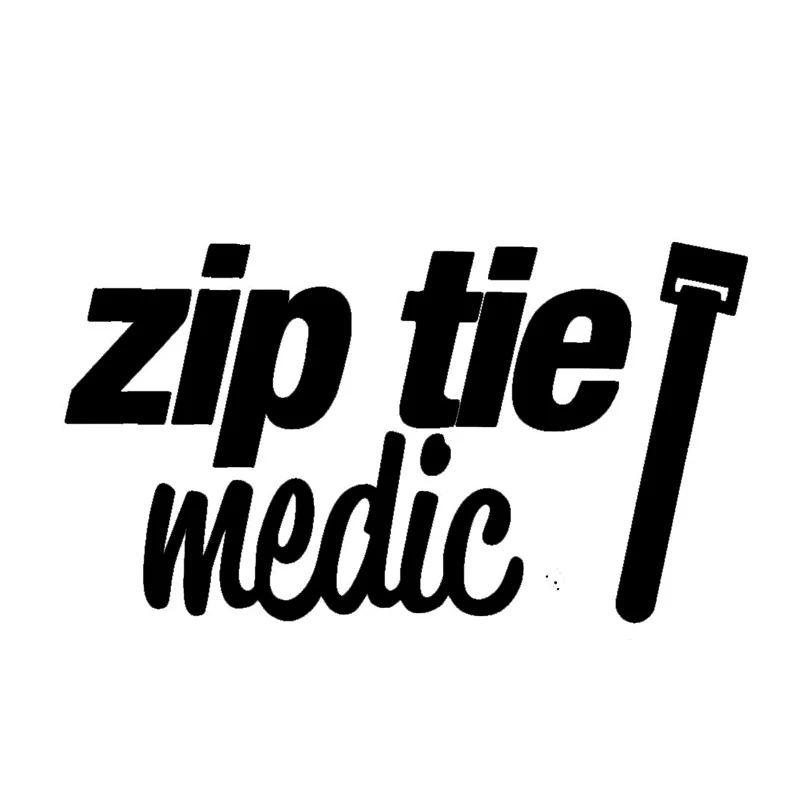 

Wholesale 10pcs/lot 20pcs/lot Zip Tie Medic Eclipse Gti Beater Vw Jdm Xb Window Sticker Vinyl Decal
