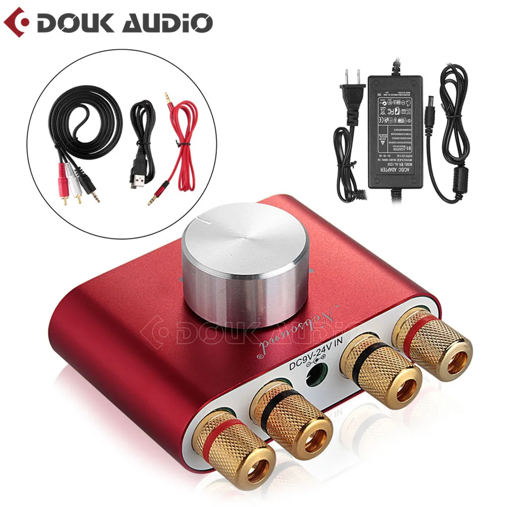 

Nobsound F900 Mini Bluetooth Digital Amplifier Hi-Fi Stereo Home Audio Power Amplifier with USB AUX 100W