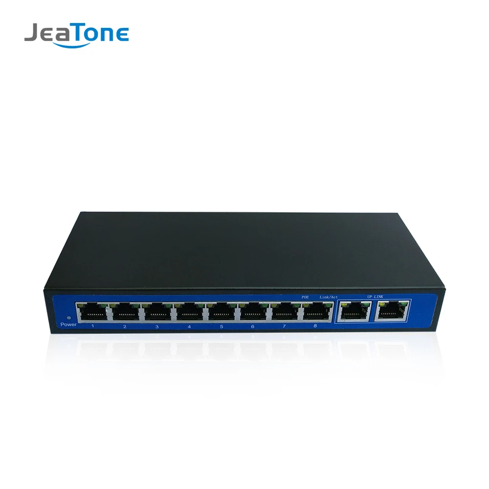 JeaTone POE переключатель для IP видео домофон