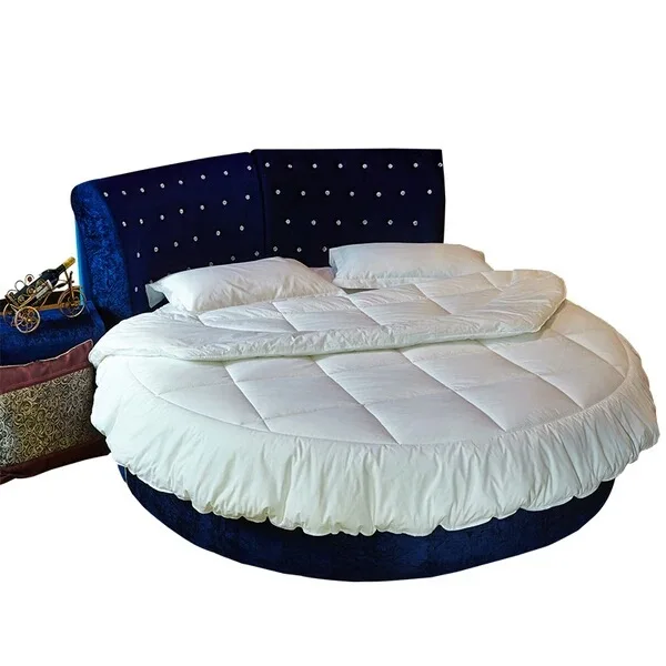 

1Pcs Pure cotton Round beds 220x220 Round bed Quilt Bedding Set Customizable Mattress Topper Diameter