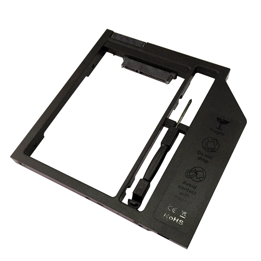 DeepFox Универсальный SATA 3 0 2nd HDD Caddy 9 5 мм для 2 &quot2 ТБ SSD чехол жесткий диск ноутбука DVD