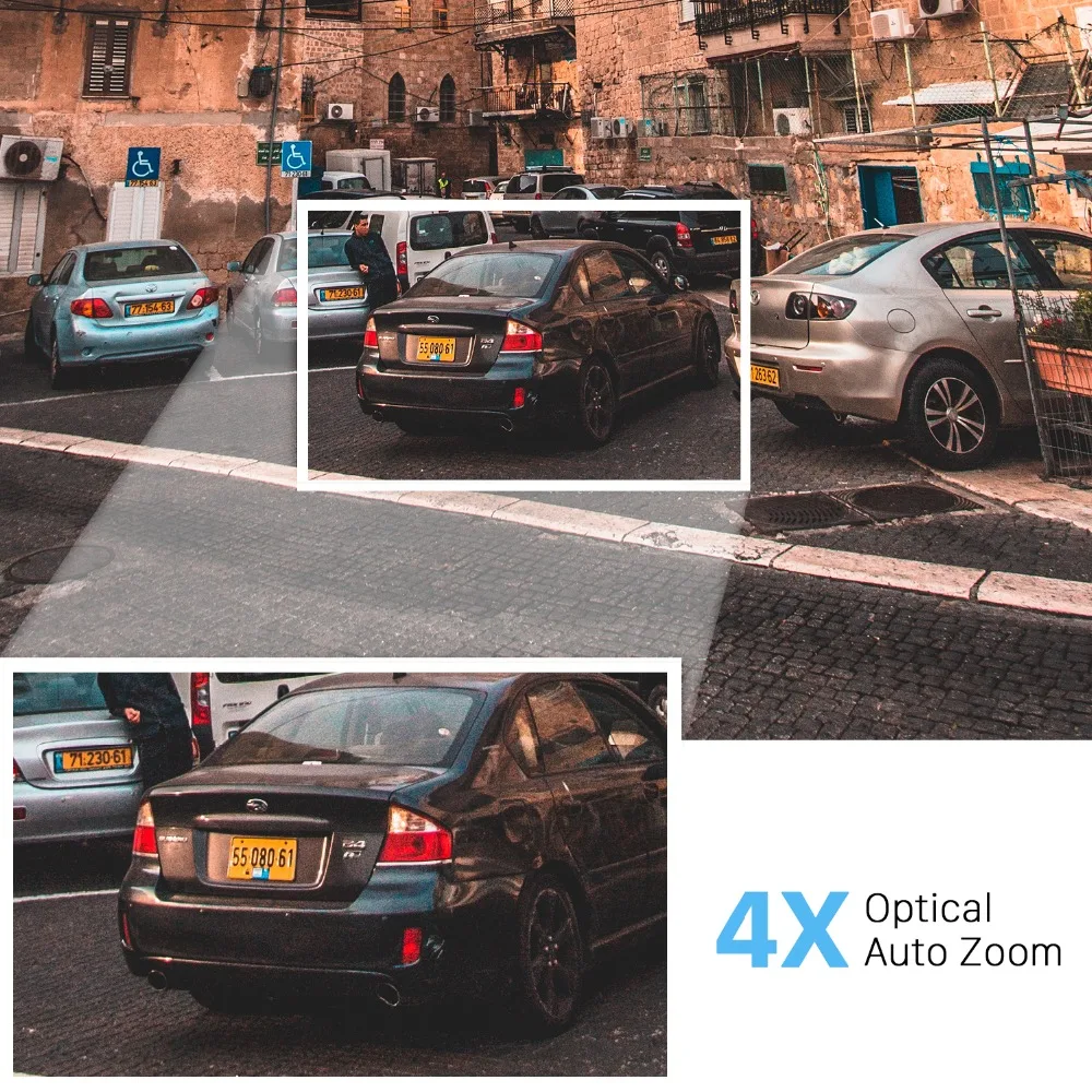 BESDER 4X Zoom Моторизованный объектив 1080p/4MP Автофокус Full HD ip камера H.265 2 8 мм 12 домашняя