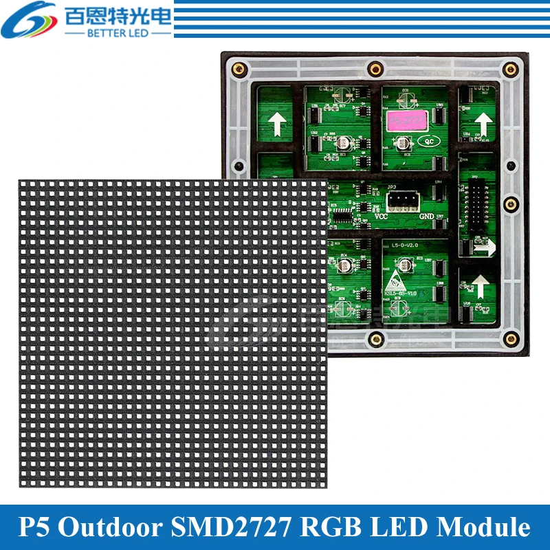 

160*160mm 32*32 pixels Waterproof Outdoor 1/8 Scan 3in1 SMD Full color P5 RGB LED display module
