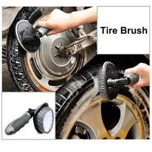 2018 New Car Tools Tyre Cleaning Brush T-Type Multi-Functional Wheel Hub Brush Car Washing Tool New Arrival