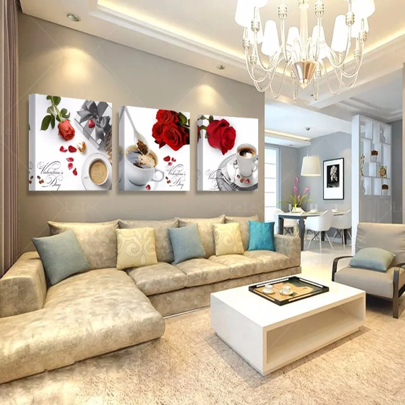 Canvas Prints Living Room Coffee Store Kitchen Home Decoration Modern