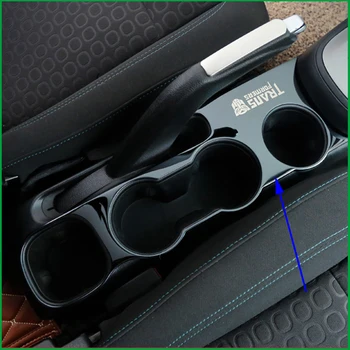 

Stainless Steel Interior Water Cup Holder Cover Sticker Trim Molding Car Styling For Chevrolet Chevy Trax 2014 2015 2016 2017