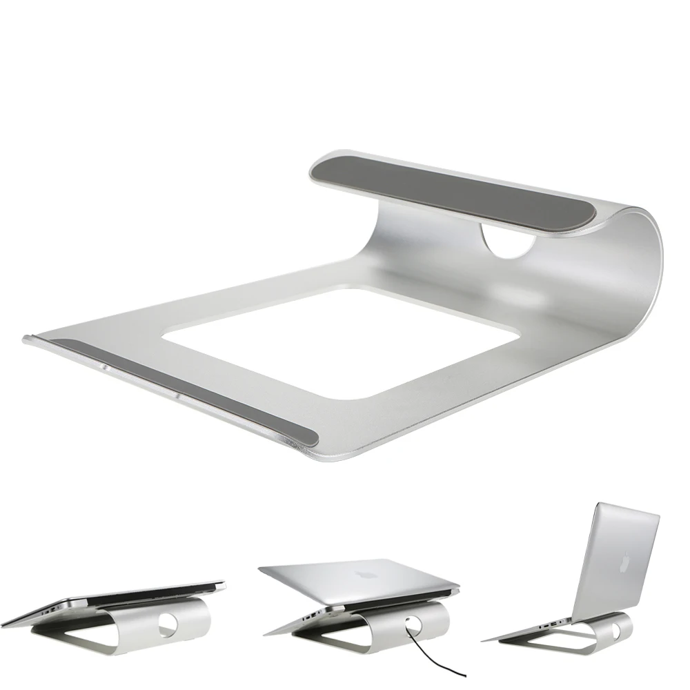 Алюминиевая Подставка для ноутбука настольная док-станция держатель кронштейн для охлаждения охлаждающая подставка для MacBook Pro/Air/iPad/iPhone/ноутбук/планшет/ПК/смартфон