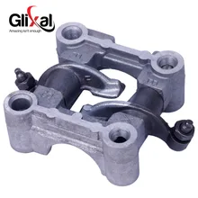 Glixal GY6 49cc 50cc Scooter Moped ATV Cam shaft Holder bracket rocker Arms assy for 139QMB 139QMA Engine (64mm & 69mm Valve)