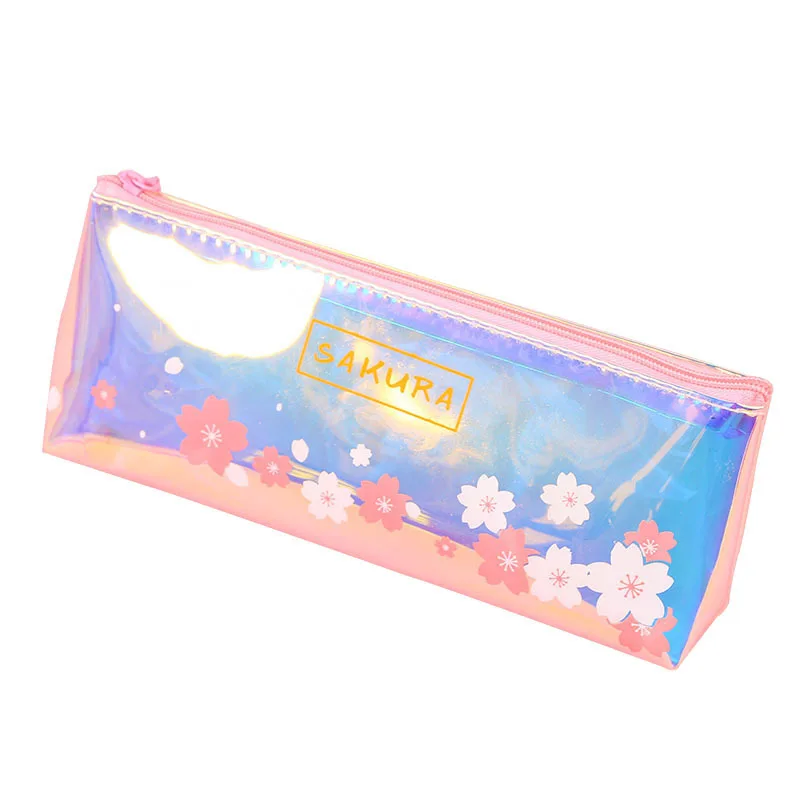 Лазерная вишня Sakiura Blossom большая емкость сумка для карандашей Канцелярия