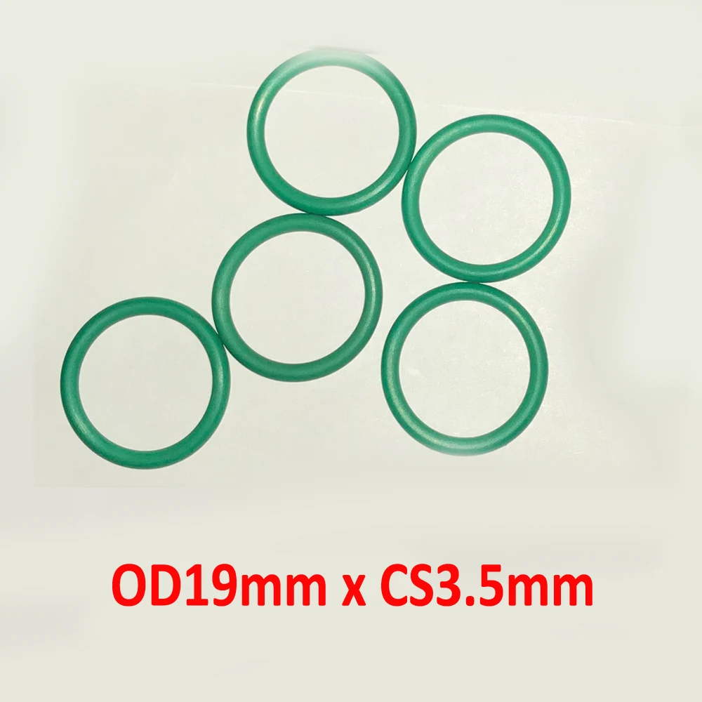 

OD19mm x CS3.5mm green viton rubber seal o-ring gasket