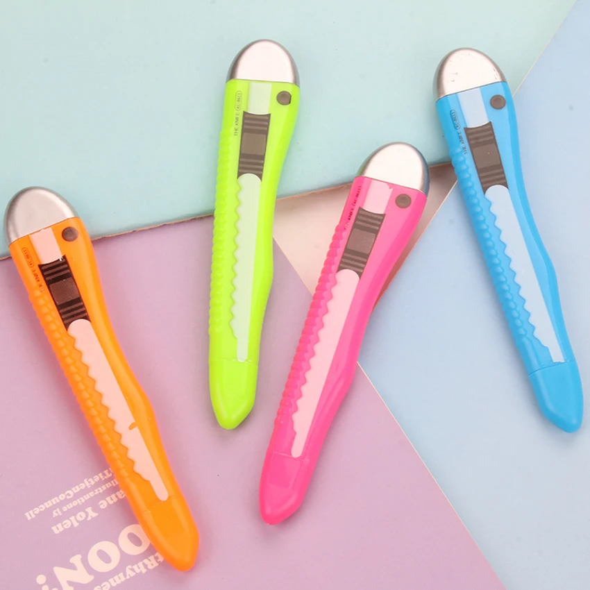 

Kawaii Utility Knife Gel Pen 0.4mm Black Creative Korean Stationery Gel Pens Office School Supplies For Girls Gift