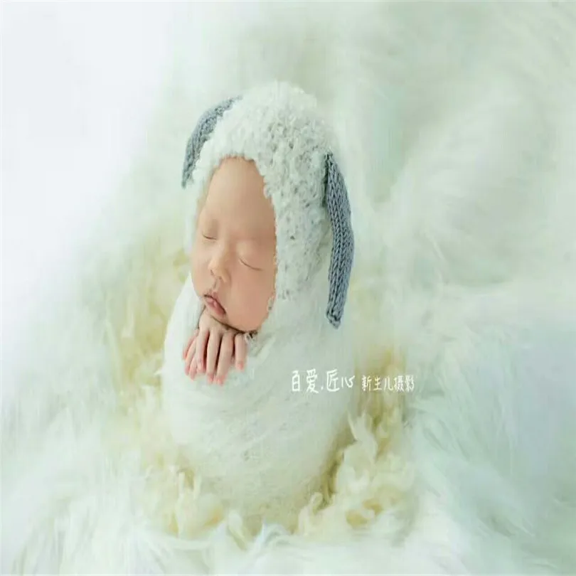 white curly wool blanket