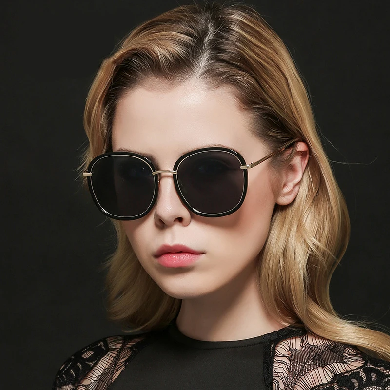 

2017 Vintage Round Women's Sunglasses Women Brand Desiger Ladies Mirror Sun glasses Female Oculos De Sol Feminino Lunette Soleil