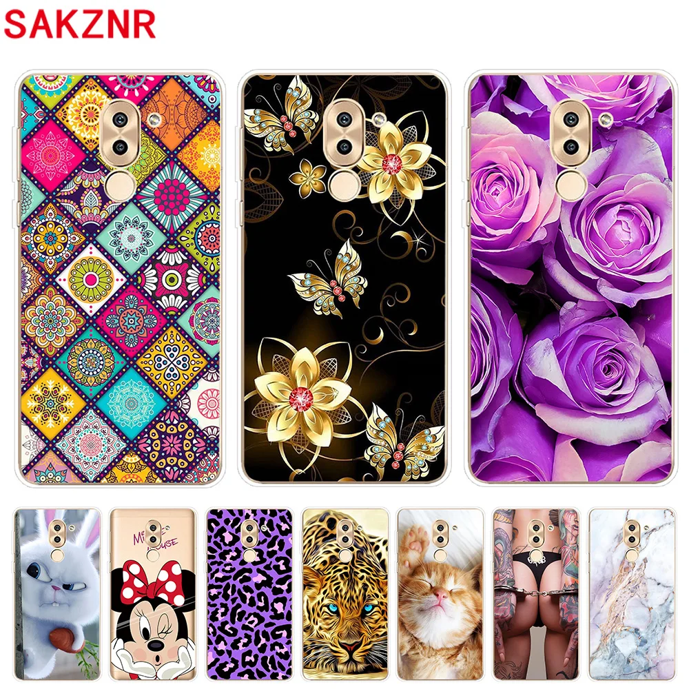 Case for Huawei Mate 9 Lite Cover Silicone TPU Soft Funda Couqe Phone |