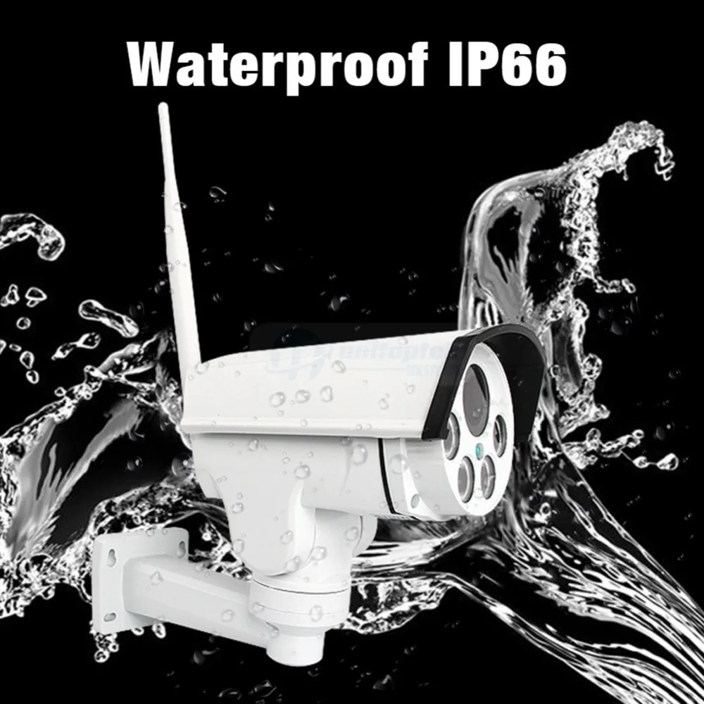 1080P PTZ Camera 3G 4G SIM Card Camera Bullet Camera Outdoor Wireless IR 50M 5X 10X Zoom Auto Focus