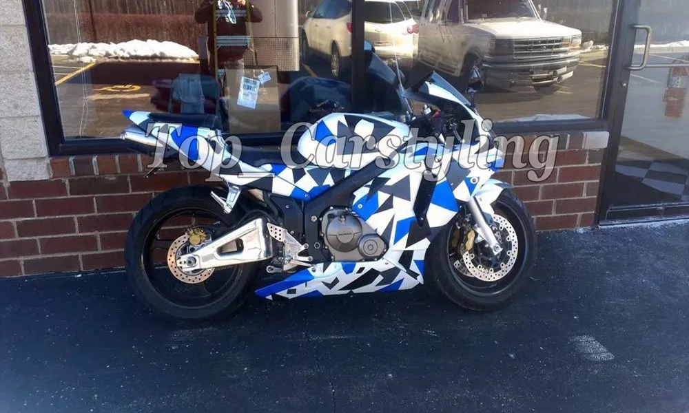 03-blue Camouflage  Camo vinyl wrap car sticker 3M Avery Arlon Vinyl motorcycle  (2)
