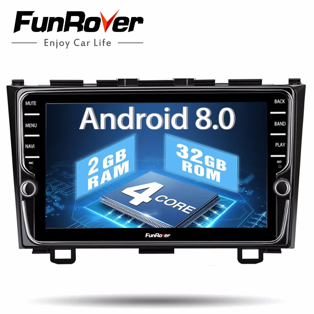 

Funrover IPS Android 8.0 Car dvd multimedia player For Honda CRV 2006-2011 with car radio video player gps navigation 2 din RDS