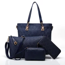Bolso Paquete de Piezas Conjunto de las mujeres del Cruz-Cuerpo de La Manera Una Del Hombro Bolso de La Manera