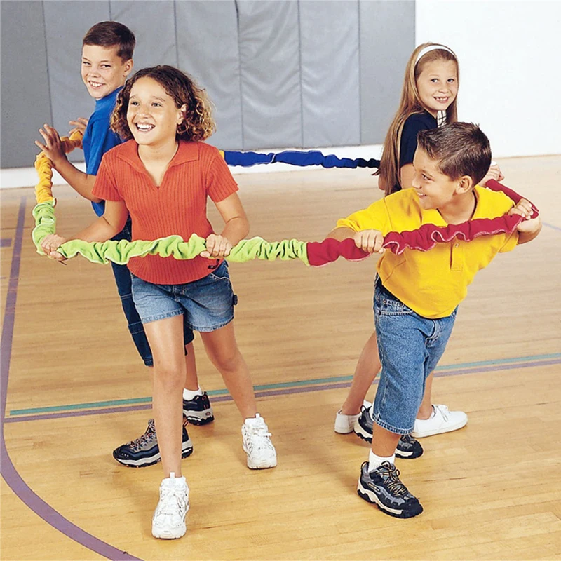 Детская командная игра для детского сада и школы, уличная спортивная игрушка, эластичная веревка, круг, Юго-Восточная и Юго-Западная Беговая игра
