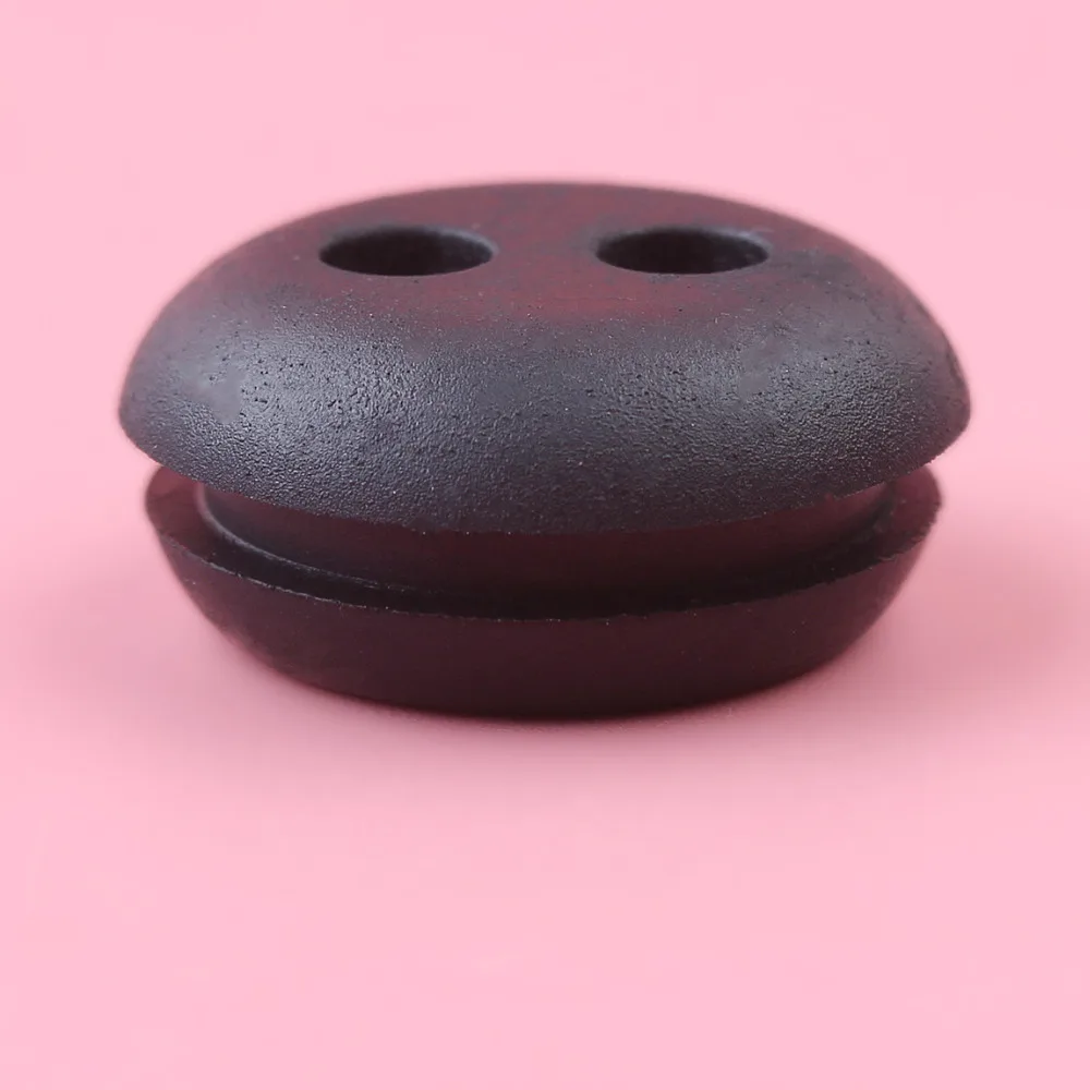 Fuel Tank Grommet 20pcs/lot 2 Hole Fuel Gas 20mm Rubber Grommet For Stihl Husqvarna Homelite Chainsaw Trimmer Accessories Lawn Mower Spare Parts