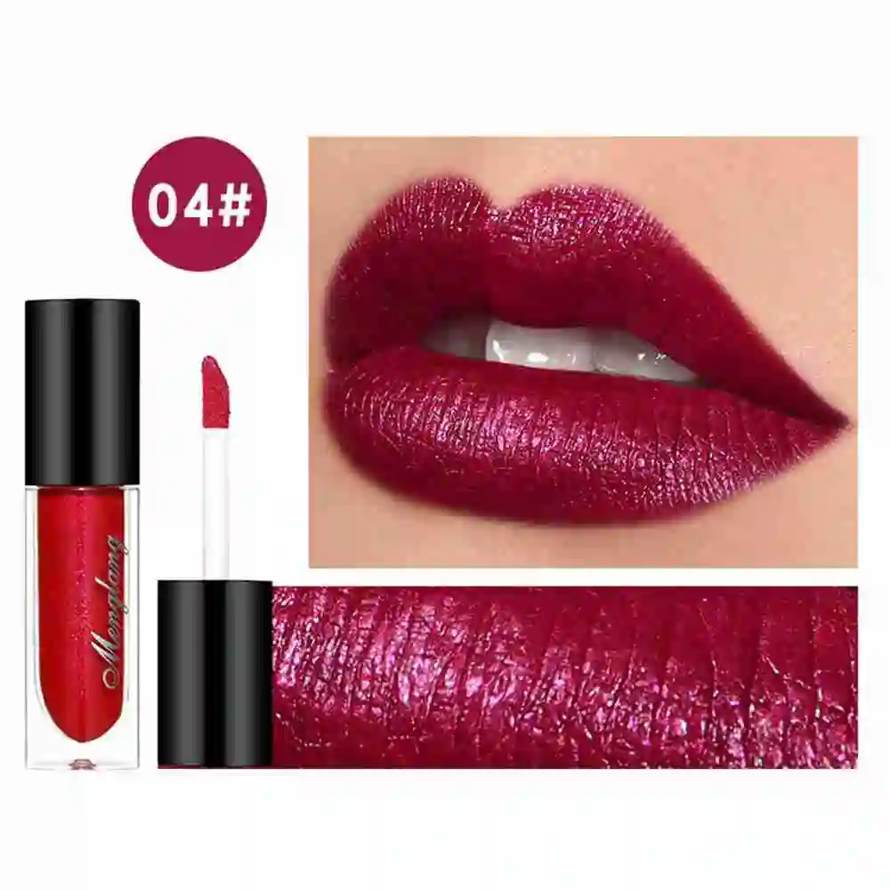 Freshme グリッターリップグロス防水口紅メイク赤黒リップティントマットリップグロスの女性化粧品ツール リップグロス Aliexpress