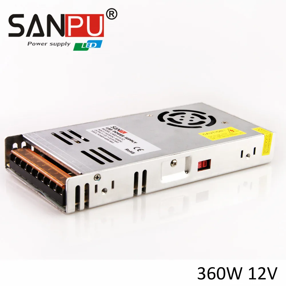 LED Switching Power Supply 12V 30A Ultra Thin 360W SANPU Ultra Thin