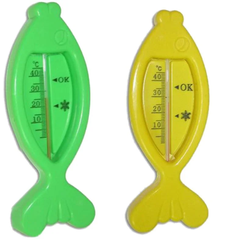 Милые детские термометры Для Ванны Игрушка плавающие водяные Термометры поплавок в форме рыбы безопасная пластиковая Ванна датчик для