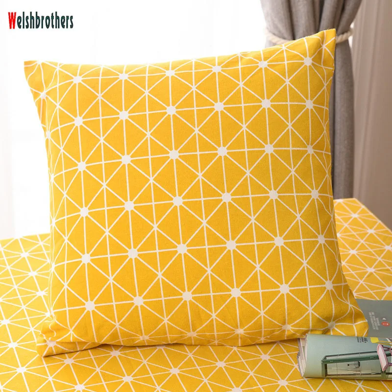 

Cotton and linen pillowcase, high quality pillow, various pattern pillowcase 45x45cm pillow core 40x40cm soft 2018