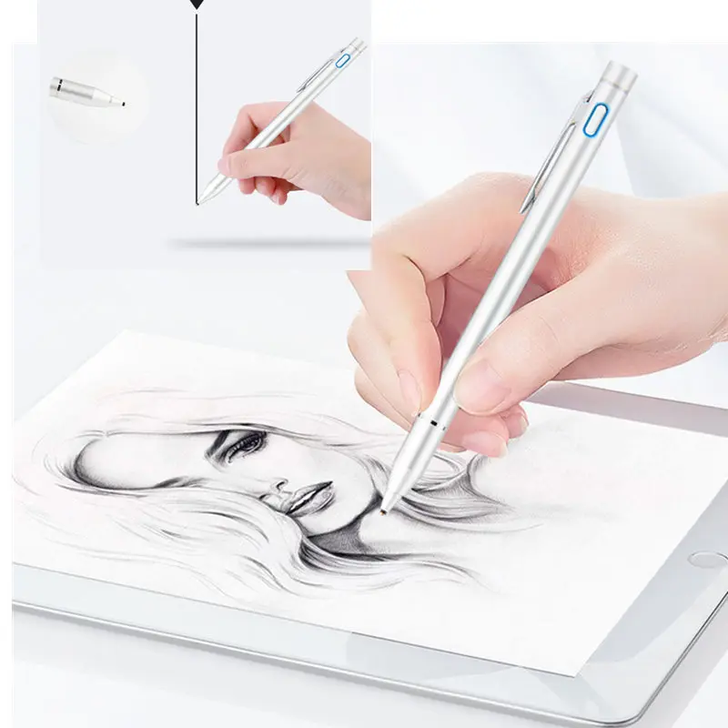 

Active Capacitive Touch Screen Pencil Stylus For Lenovo Tab 2 3 4 7 Essential TB-7304F TB-7504 A10-70 Stylus Tablet NIB 1.35 mm