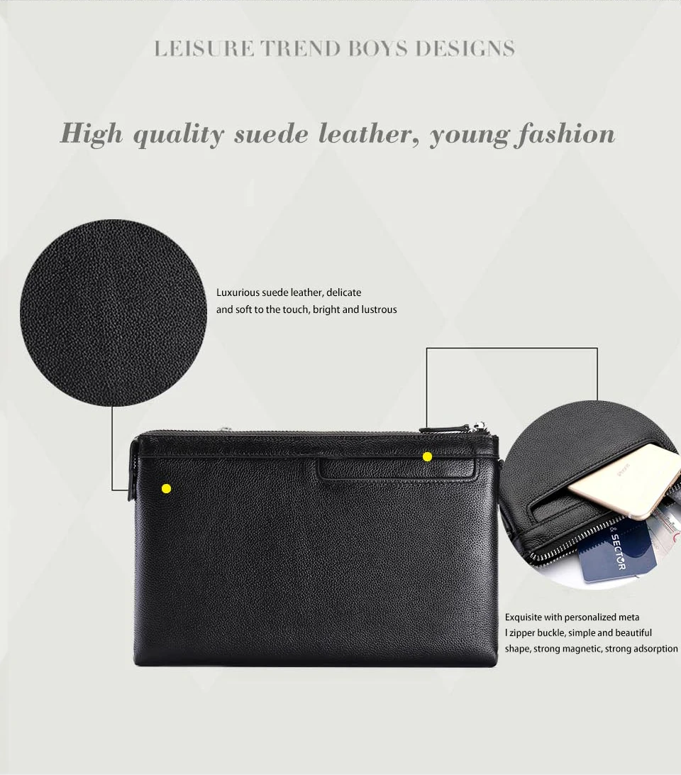 Large Capacity Clutch Bag Men's Handy Bag  (3)