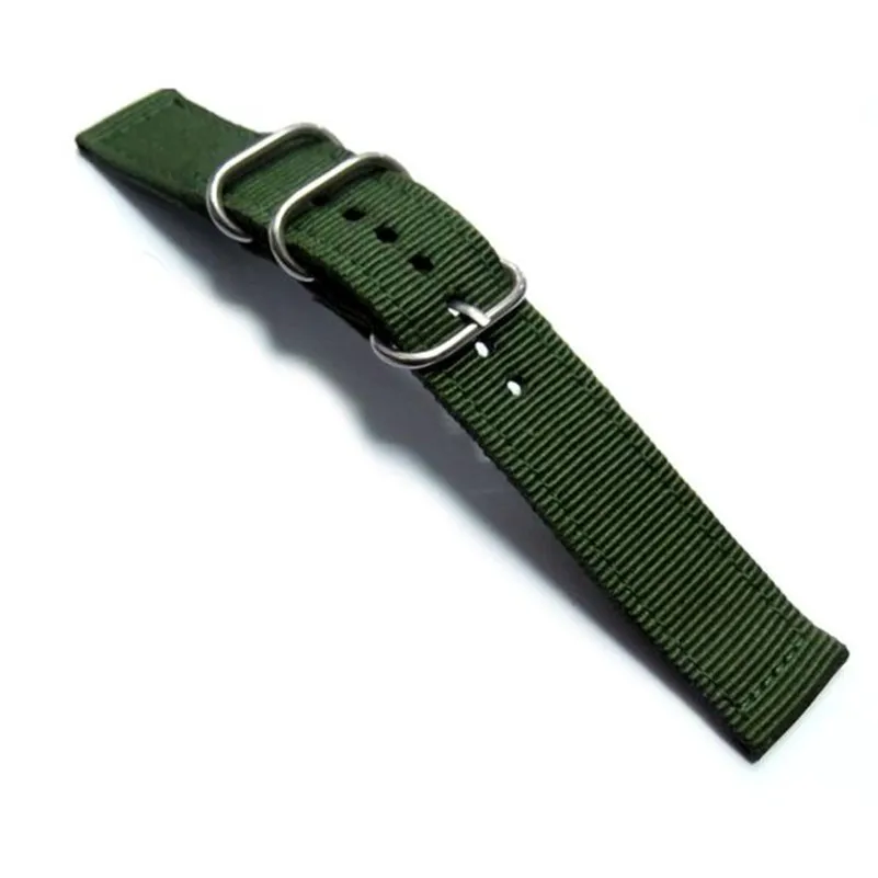 Fashion Watch Band Strap Canvas 20mm Watchbands Color Women Men Sport Watches Nylon Belt Accessories Relojes Hombre M18 (7)