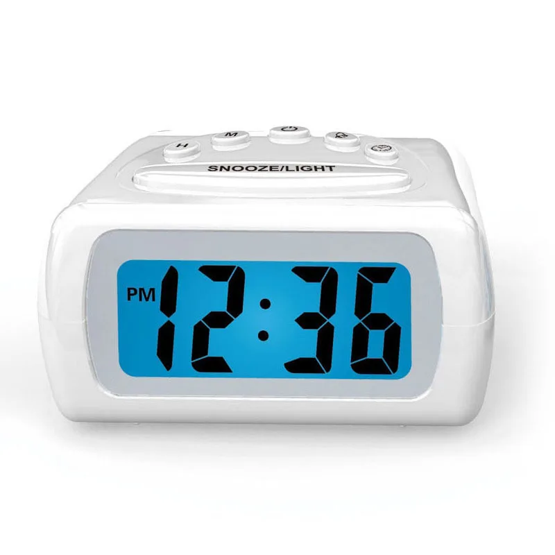 Home Digital Display Lcd Electronic Alarm Clock Creative Mini Alarm Clock New Digital Electronic Table Clock V
