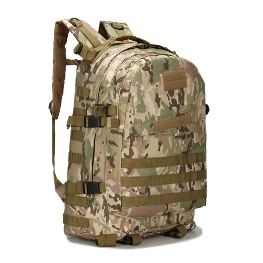 40L открытый охотничий Штурмовой Рюкзак страйкбол 3Day Molle Camel пакет ATACS FG охотничий камуфляж - Цвет: CP