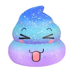 Игрушки для снятия стресса 2019 для детей и взрослых Kawaii Emoji Galaxy Poo игрушка милые фрукты Ароматические милые 7 см детские забавные игрушки