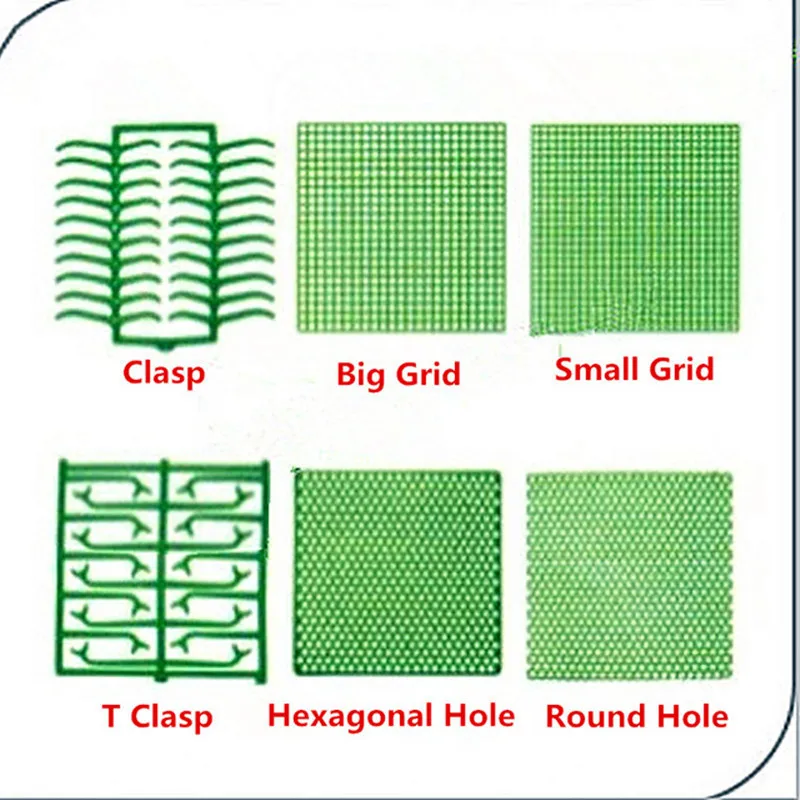 

1 Box Dental Lab Material Dental Wax Mesh Wax Net Round Hole Square Grid Clasp Shape Wax Sheet For Cast Metal Partial Design