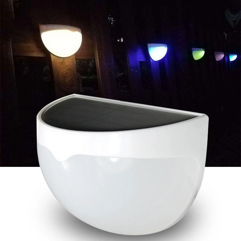 

LED Solar Light Auto Lighting Sensor Control Outdoor Garden Street Solar Lamp 6 LEDs Waterproof IP 68 Fence Pathway Wall Light