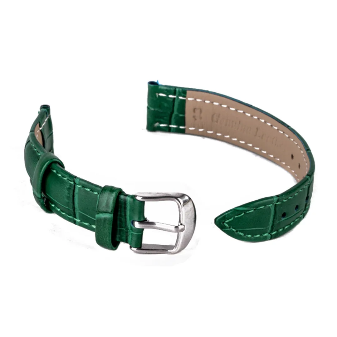 12/14/16/18/20/22mm Genuine Leather Watchbands Candy Color Fashion Wristwatch Band Watch Strap Wristband Watches Accessories