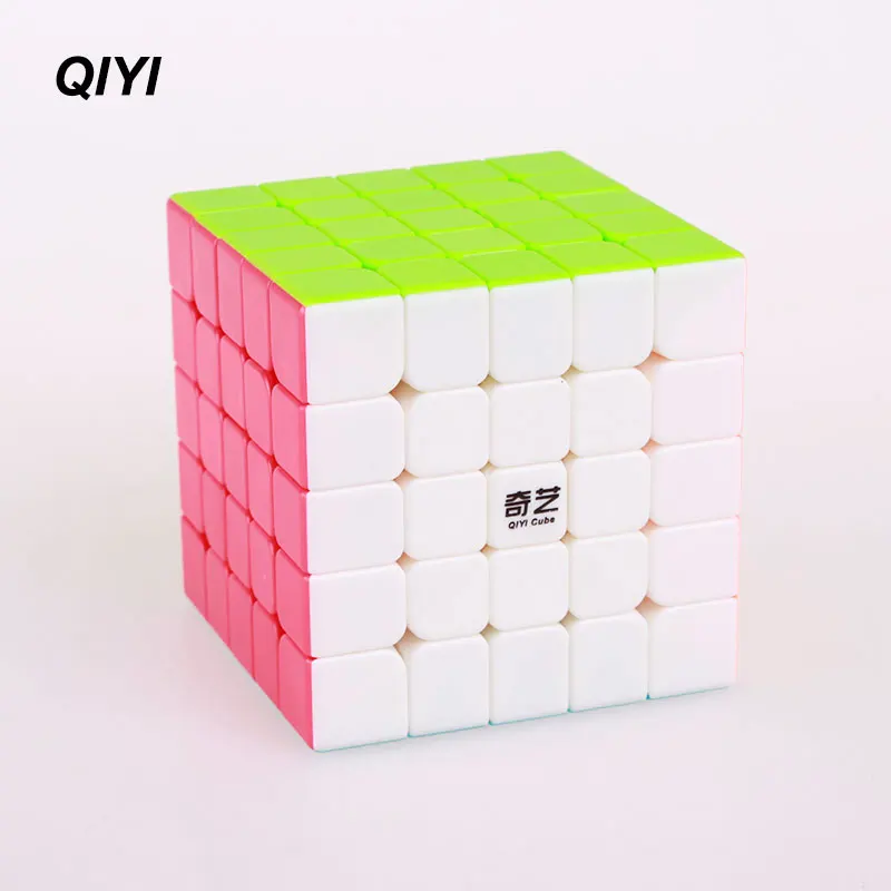 QIYI, 5x5x5, скоростной магический куб, Qizhengs, стикер, меньше, головоломка, кубик, профессиональный, обучающий, антистресс, игрушки для детей