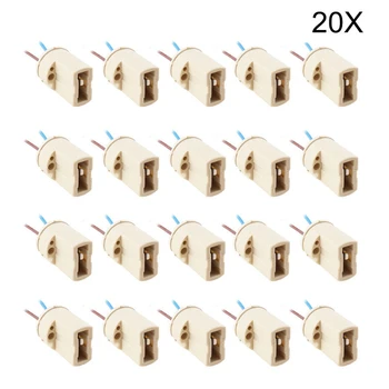 

20x G9 Lamp Base 250V 2A Ceramic Socket G9 Type Halogen Lamp Holder