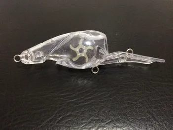 

5pcs Unpainted Crankbait Fishing Lure Body 3 1/2 Inch 1/3 OZ Blank lures E165