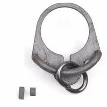 CVLIFE Hunting Black Aluminium Loop Sling Swivel Adapter for Single Point Slings