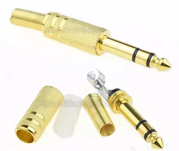 

1pcs Audio jack converter adapter stereo jack for 6.5mm male to 3.5mm Female electric guitars headset