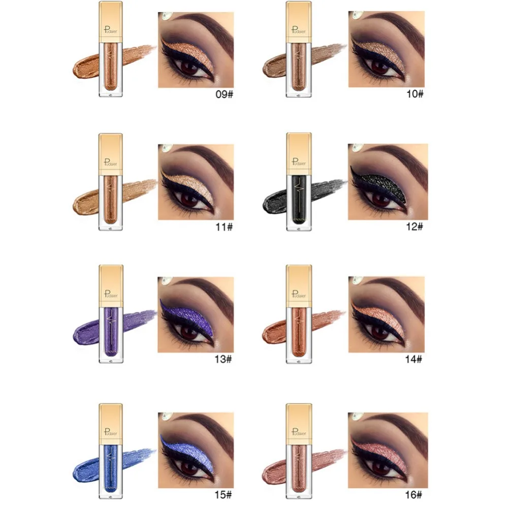 Glitter Shimmer Eyeshadow Makeup Cosmetics 18 Colors Liquid Matte Eye Shadow Lasting Easy to Wear Make up Glitter Shimmer Eyeshadow Makeup Cosmetics 18 Colors Liquid Matte Eye Shadow Lasting Easy to Wear Make up