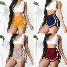 Новинка года; Лидер продаж; пикантные Летние повседневные шорты для женщин и девочек; короткие брюки с высокой талией; пляжные шорты с цветочным принтом