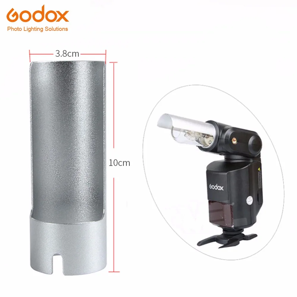 

Godox AD200 AD-S18 Metal Protection Reflector Shovel Flash Tube Lamp Bulb Light For WITSTRO Flash AD180/AD360/AD360II/AD200